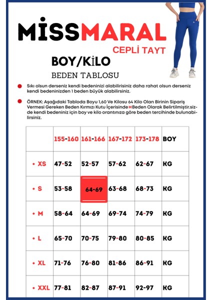 Kadın Saks Mavi Yüksek Bel Toparlayıcı Çift Cepli Spor Tayt Bilek Boy Slim Fit Görünüm 1057 indirimleri