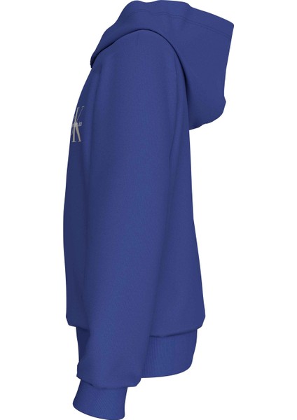 Düz Erkek Mavi Sweatshırt IU0IU00266C6Z fırsatları
