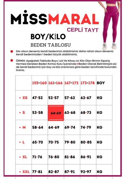 Miss Maral Kadın Gül Kurusu Yüksek Bel Toparlayıcı Çift Cepli Spor Tayt Bilek Boy  Slim Fit Görünüm 1057