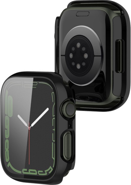 Apple Watch Serisi 9/8/7 45MM Için Elektrokaplama Kılıfı (Yurt Dışından)