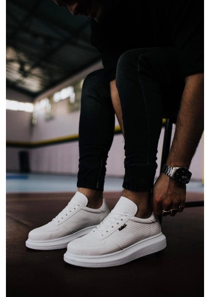 Knack Yüksek Taban Günlük Ayakkabı 042 Beyaz fırsatları