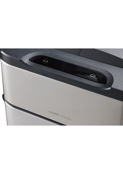 Sensörlü Çelik Çöp Kovası 50 Litre( Çift Yana Açılır Kapak)