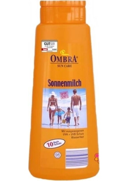 Ombra Alman Güneş Kremi 10 Basis - Sun Care Sonnenmilch Güneş Sütü (500 Ml)