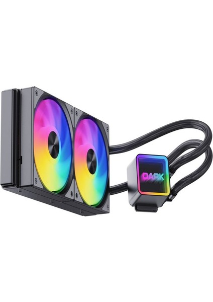 Freezer W246 2025 Edition 240mm 2x12cm FRGB LED Fan + Pompa, 250W TDP, LGA1700 - AMD5 Uyumlu Sıvı Soğutma Sistemi (DKCCW246)