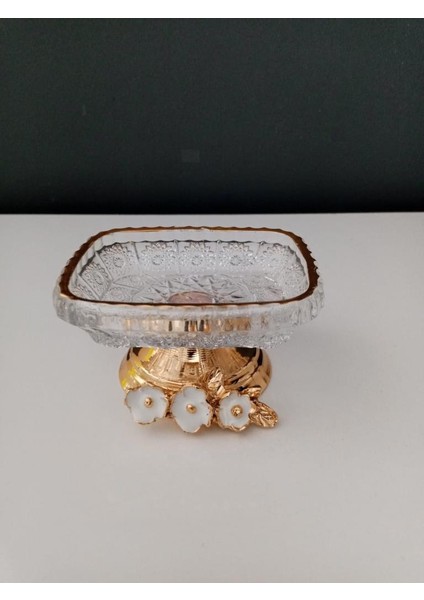 Spring Dikdörtgen 9 cm Ikramlık Altın 2 Adet