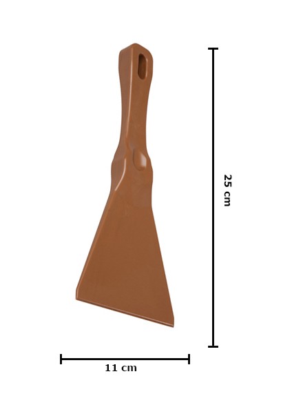 Gıda Sınıfı Renk Kodlu Spatula 11 cm - Kahverengi fiyatları