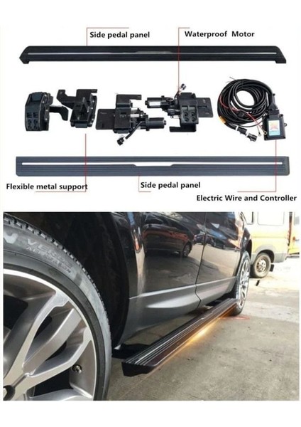 Land Rover Discovery 5 Uyumlu 2016 - 2020 Elektrikli Yan Basamak (Ithal) fiyatları