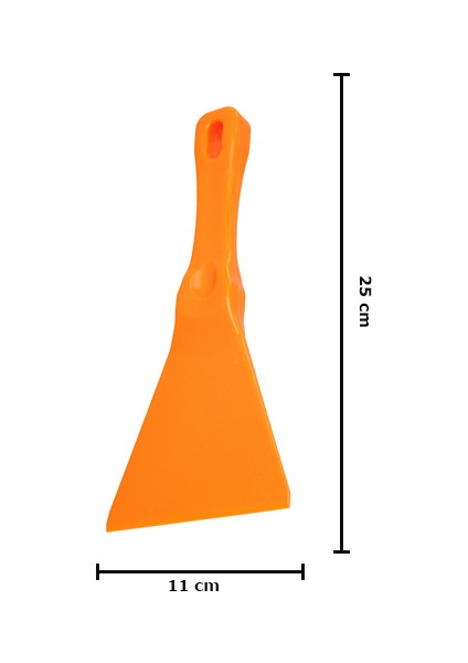 Gıda Sınıfı Renk Kodlu Spatula 11 cm - Turuncu fiyatları