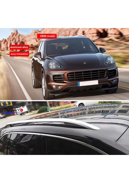 Porsche Macan 2014 ve Sonrası Oem Tavan Çıtası Silver (Ithal) fiyatları