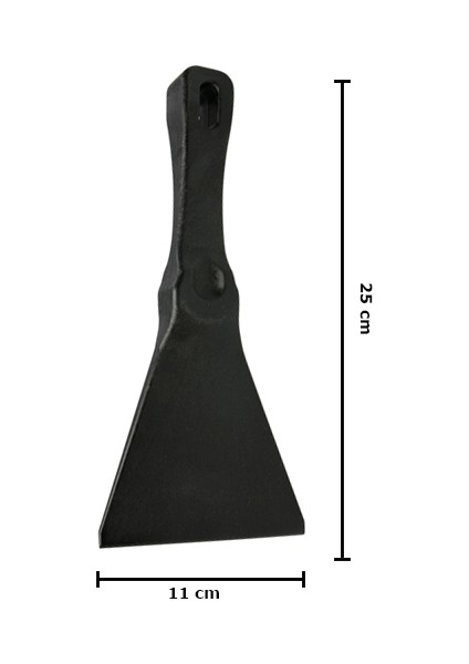 Gıda Sınıfı Renk Kodlu Spatula 11 cm - Siyah fiyatları
