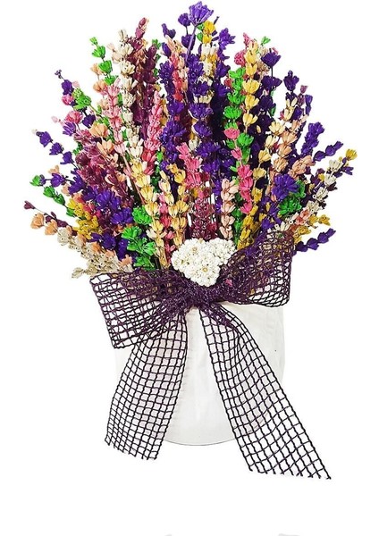 Tekno Trust Lavanta Alberobello&kokulu Mor Aromatik Kuru Çiçek&dekoratif Çiçek& 20-25 cm