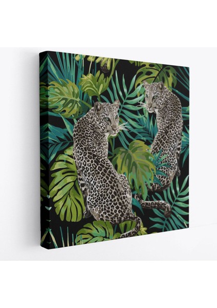 Leoparlar Dekoratif Kanvas TABLO-5813