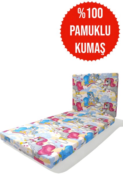 %100 Pamuklu Kumaş-Katlanır Yer Yatağı-Çocuk Yatağı-Minder YATAK(70X180CM Kalınlık 7cm)