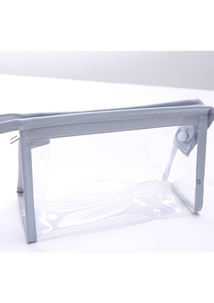 Pvc Su Geçirmez Kalem Çantası Büyük Kapasiteli Basit Macaron Rengi Ilkokul Öğrencisi Saklama Çantası Şeffaf Ins Yüksek Değerli Saklama Çantası (Yurt Dışından) fırsatları