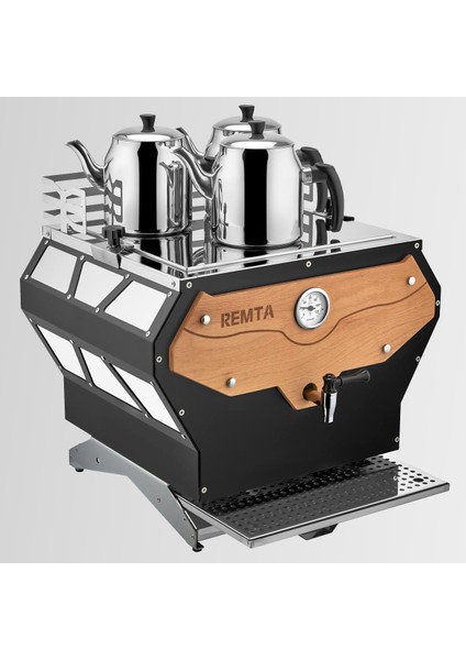 Pro Serisi DE23 Üç Demlikli Jumbo Çay Makinesi 30 Lt ( Demlik Dahil )