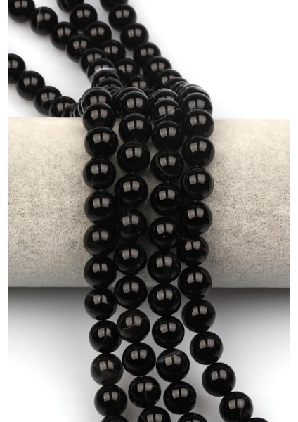 Madagaskar Akik Doğaltaş Dizi 10 mm Küre Kesim