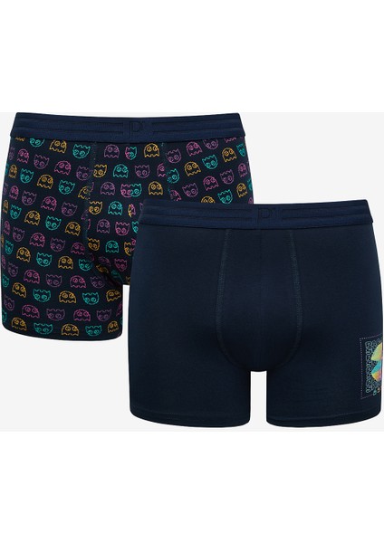 Lic Pacman 2li Lacivert Boxer