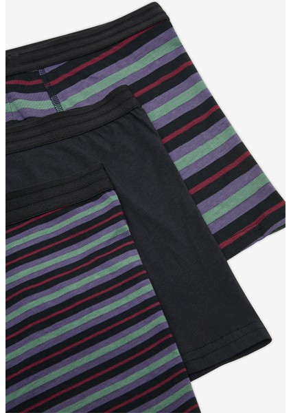 Çizgili 3lü Çok Renkli Boxer indirimleri