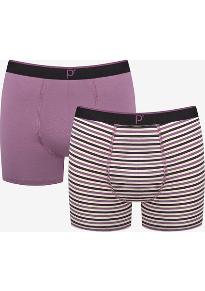 Thin Stripe 2li Çok Renkli Boxer
