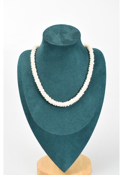 Burma Inci Doğal Taş Gümüş Kapama Kolye fırsatları