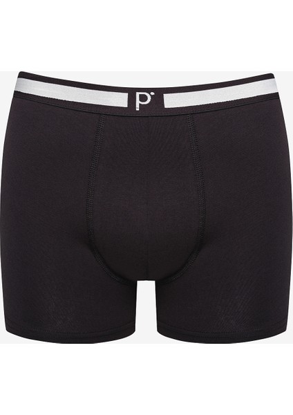 Basic Detailed 3lü Çok Renkli Boxer