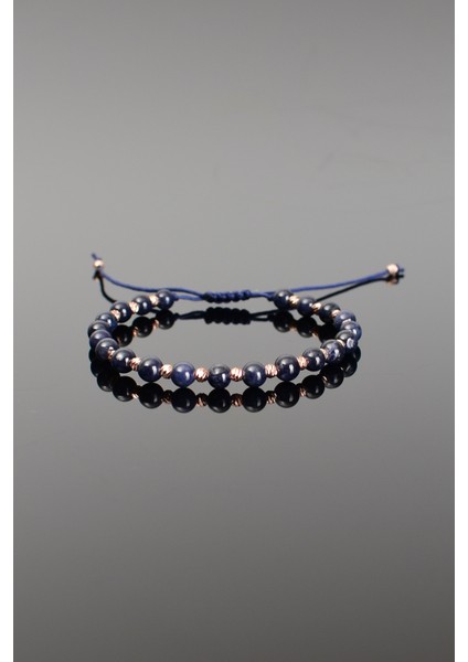 Safir Doğal Taş Makrome Bileklik fiyatları