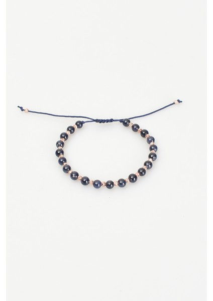 Safir Doğal Taş Makrome Bileklik modelleri