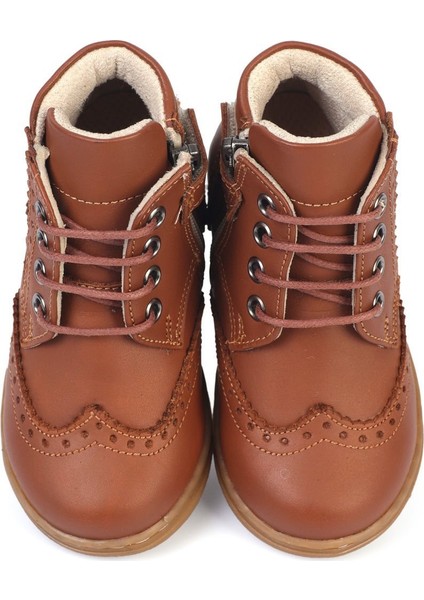 Classy-Taba Deri Fermuarlı Kız Çocuk Bot fırsatları