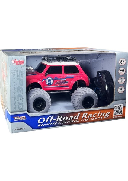 Uzaktan Kumandalı Full Fonksiyon 1:18 Şarjlı 2.4g Sevimli Off-Road Mini Araba modelleri