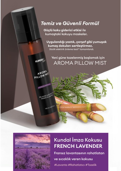 Rahatlatıcı Yastık Spreyi Aroma Pillow Mist 150 ml (French Lavender)