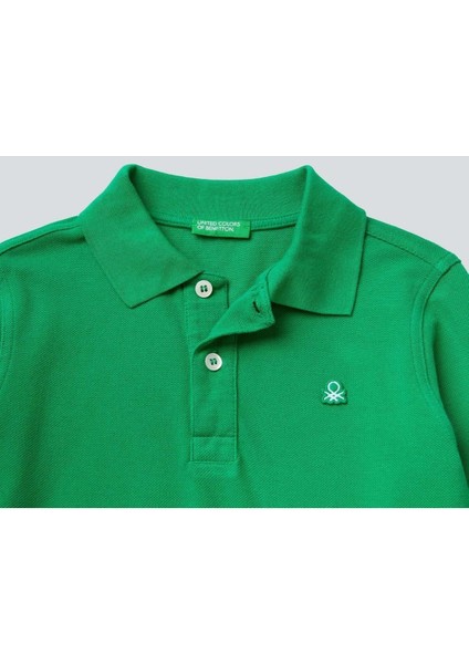 Erkek Çocuk Yeşil Polo Yaka Tişört Model Kodu: 222A3089C300K