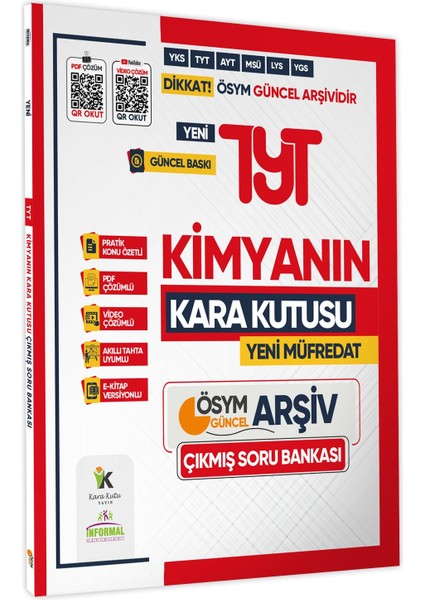 2025 YKS-TYT Kimyanın Kara Kutusu ÖSYM Çıkmış Soru Havuzu Bankası