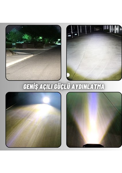 Off Road LED Çalışma ve Tampon Sis Lambası 4 Adet 12-24V Traktör Tır Kamyon Atv Yüksek Performanslı metal sis farı modelleri