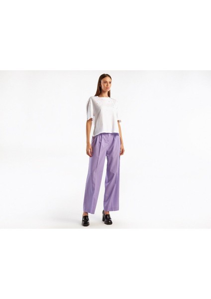 Kadın Lila Pantolon Model Kodu: 123A4E4QDF04K