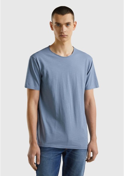 Erkek Mavisi Tişört Model Kodu: 124P3JE1J19A5