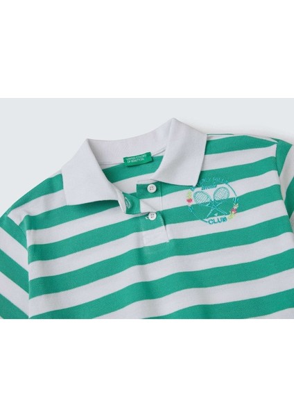 Kız Çocuk Haki Polo Yaka Tişört Model Kodu: 223P38PMC300U fiyatları