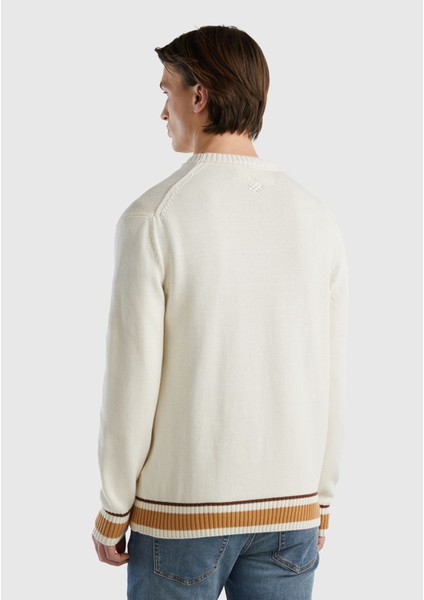 Erkek Krem Kazak Model Kodu: 124P1594K106P