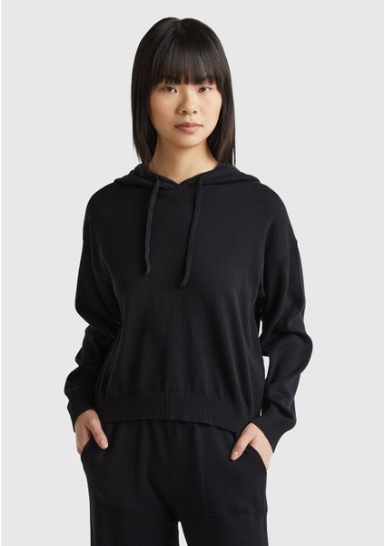 Kadın Beyaz Sweatshırt Model Kodu: 124P1294D202V