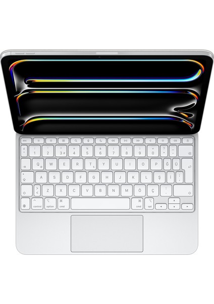 11 Inç iPad Pro (M4) Için Magic Keyboard - Türkçe Q Klavye - Beyaz (MWR03TQ/A)