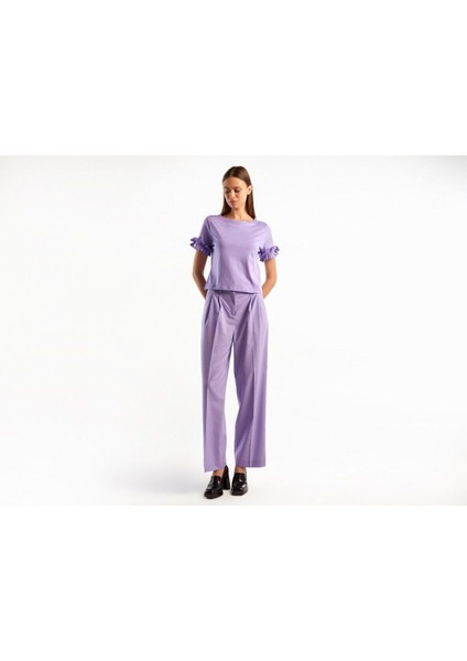 Kadın Lila Pantolon Model Kodu: 123A4E4QDF04K fiyatları