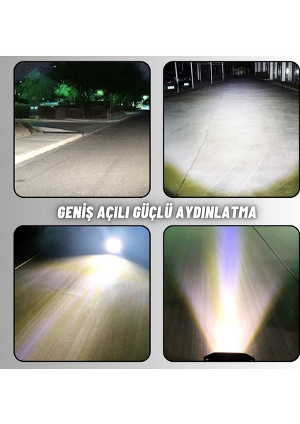 Off Road LED Çalışma ve Tampon Sis Lambası 1 Adet 12-24V Traktör Tır Kamyon Atv Yüksek Performanslı metal sis farı modelleri