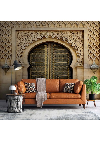 Tarihi Cami Kapısı Duvar Kağıdı
