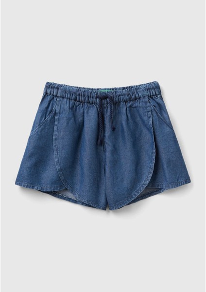 Kız Çocuk Haki Şort Model Kodu: 224P4FFKC902Z