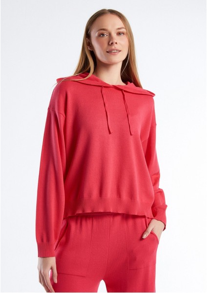 Kadın Fuşya Sweatshırt Model Kodu: 124P1294D202V