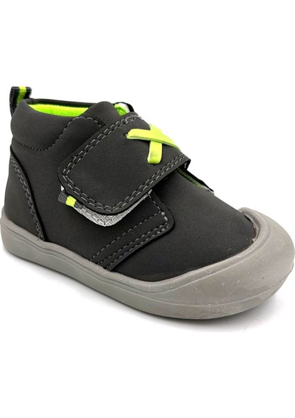 (Arzen) Edam Termo Kaymaz Taban Ortapedik Cırtlı Bebe Ayakkabı Füme fiyatları