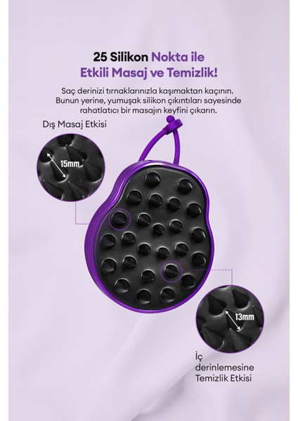 Saç Derisi Masaj Tarağı KUNDAL Shampoo Brush indirimleri