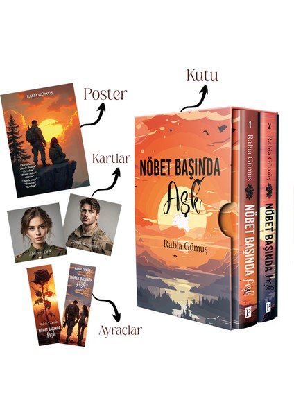 Nöbet Başında Aşk Kutulu Set - Rabia Gümüş