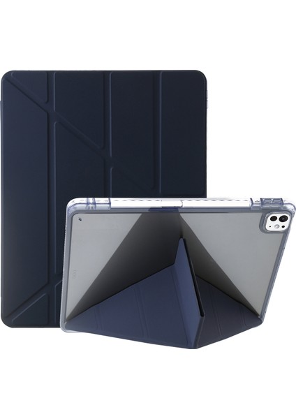 iPad Pro 11 2024 Için Deformasyon Deri Kılıf (Yurt Dışından)