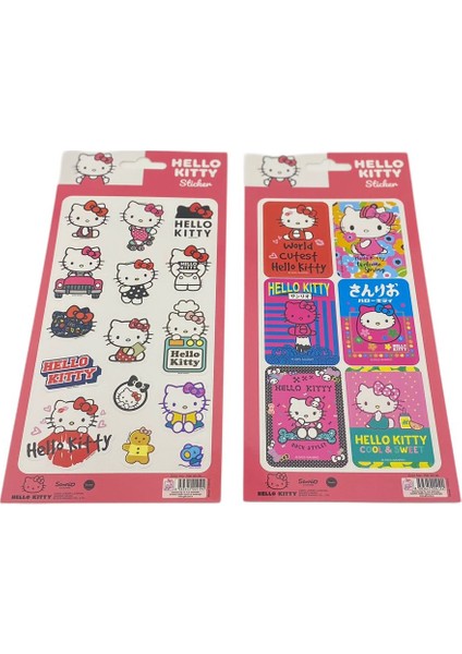 Hello Kitty&friends 2'li Sticker Set