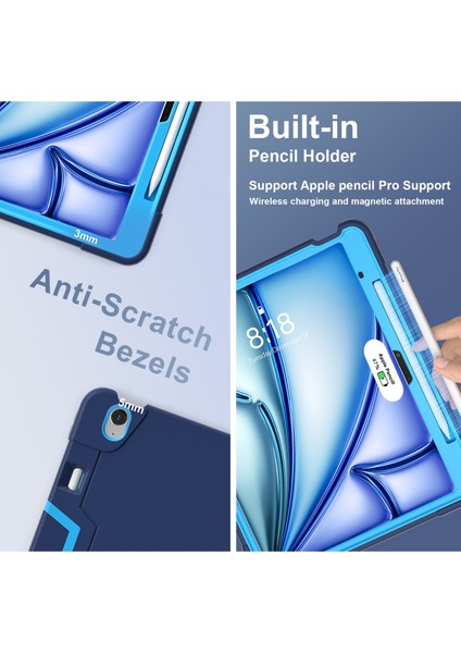 iPad Air 13 2024 Için Silikon Akrilik Pc Tablet Kılıfı (Yurt Dışından) indirimleri